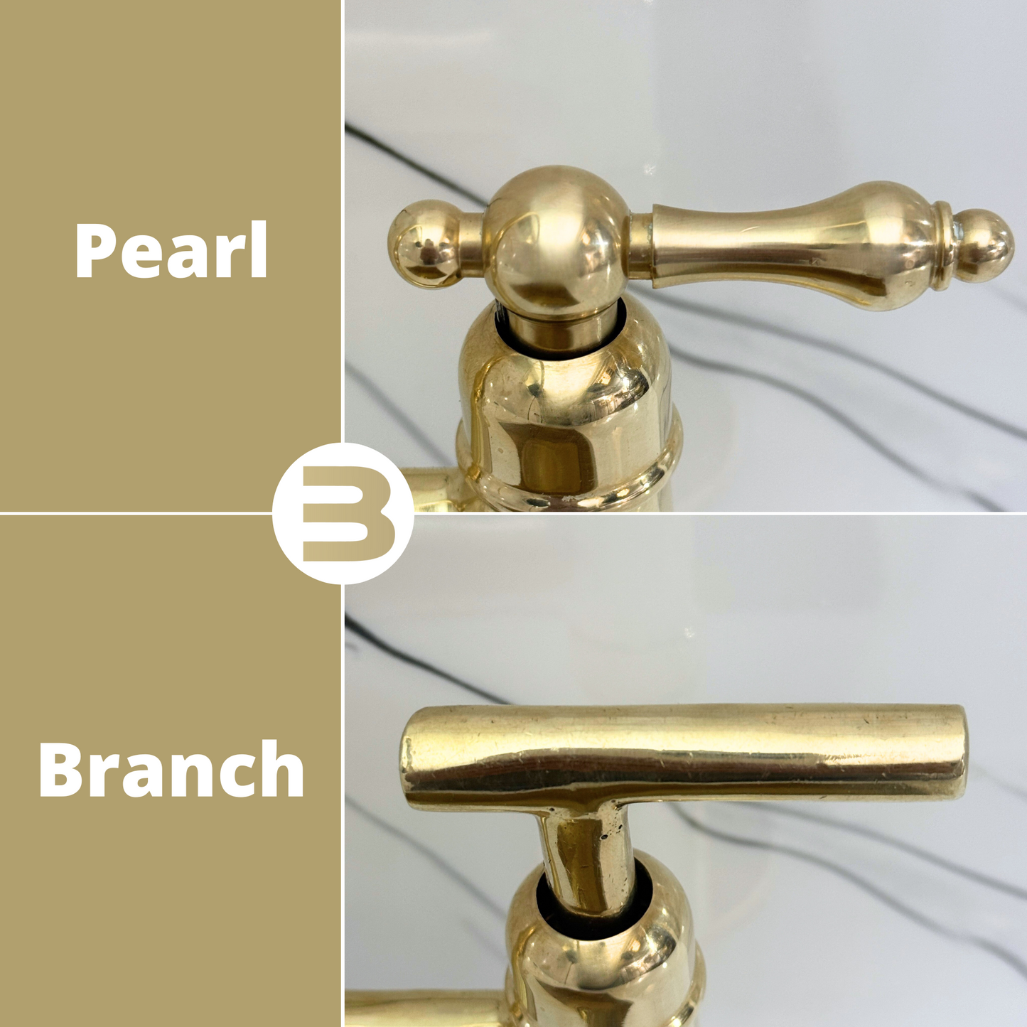 Unlacquered Brass Bridge Faucet with Sprayer, Drinking Water Tap and Lever Handles