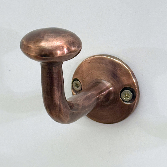 Antique Copper Hooks, Copper Robe Hook, Heavy Duty Single Hook, Wall Mount Copper Robe Hooks