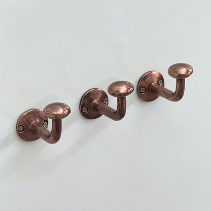 Antique Copper Hooks, Copper Robe Hook, Heavy Duty Single Hook, Wall Mount Copper Robe Hooks