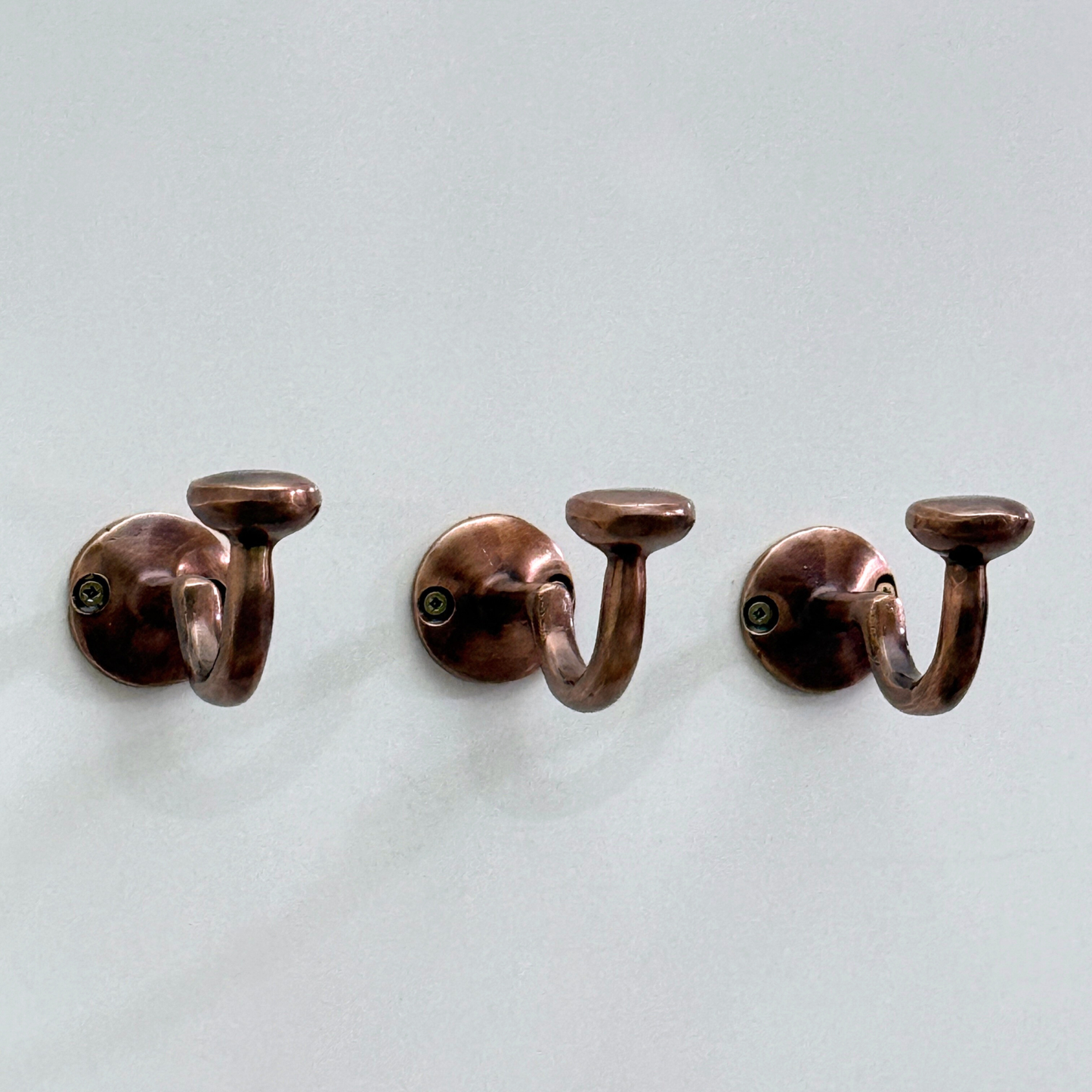 Antique Copper Hooks, Copper Robe Hook, Heavy Duty Single Hook, Wall Mount Robe Hooks