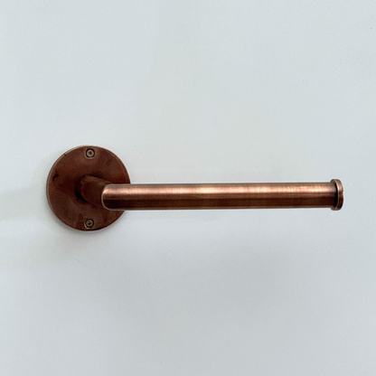 Antique Copper Toilet Paper Holder, Solid Copper Wall Mount Toilet Roll Holder