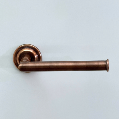 Antique Copper Wall Mount Toilet Paper Holder, Solid Copper Toilet Roll Holder