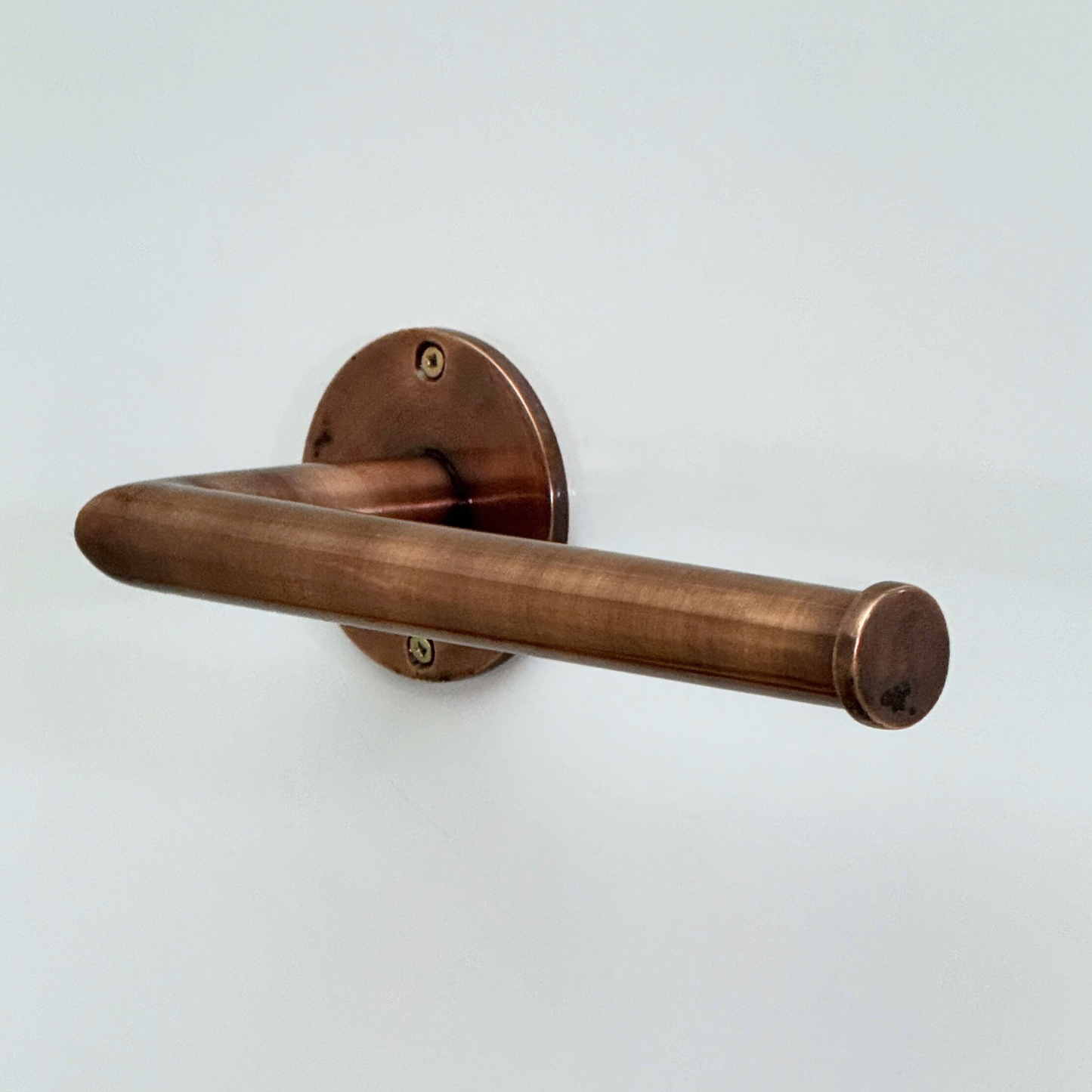 Antique Copper Toilet Paper Holder, Solid Copper Wall Mount Toilet Roll Holder