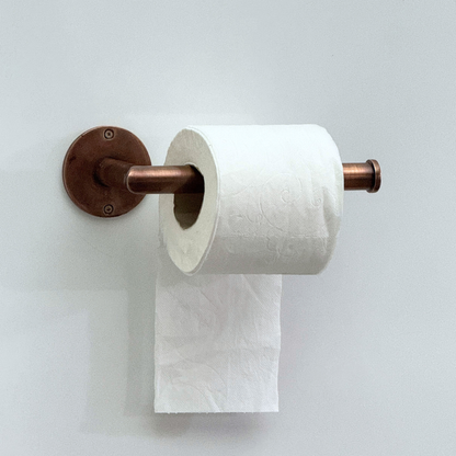 Antique Copper Toilet Paper Holder, Solid Copper Wall Mount Toilet Roll Holder