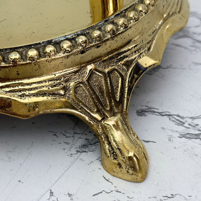 Unlacquered Brass Freestanding Bathtub Faucet, Solid Brass Clawfoot Tub Filler with Handheld Shower Head and Cross Handles