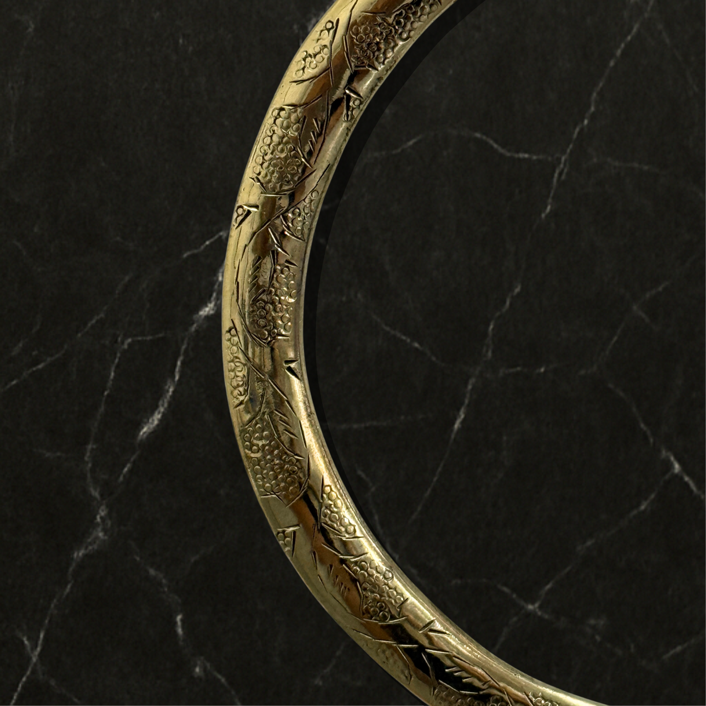 Unlacquered Brass Towel Holder, Hand Engraved Towel Hanger, Bathroom Wall Mounted Towel Ring