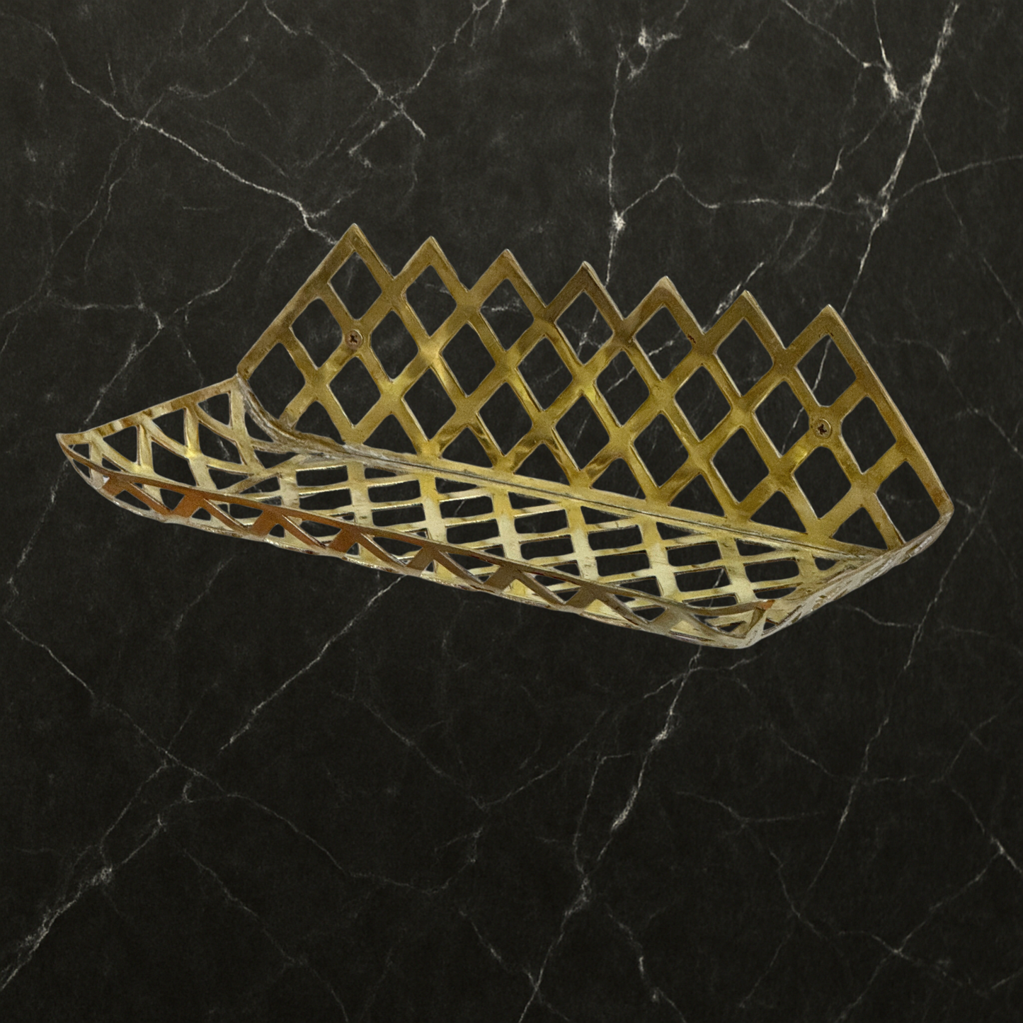 Unlacquered Brass Wall Shelf, Solid Brass Bathroom Shelf, Brass Soap Holder, Bathroom Brass Accessories